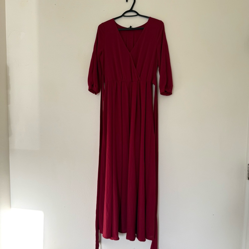 Fashion Nova Red Maxi Dress
